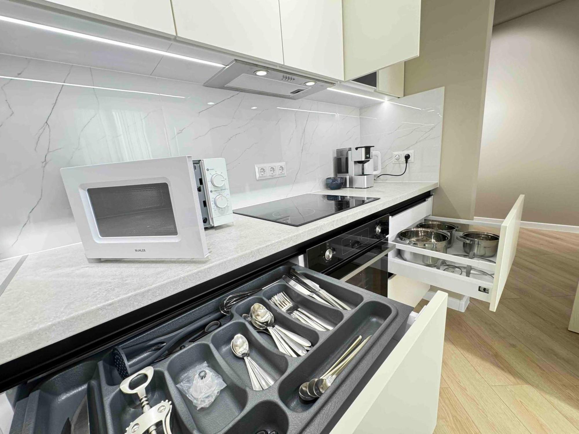 Rentnow Modern Business Apartment With 3 Bedrooms In Centre คีชีเนา ภายนอก รูปภาพ